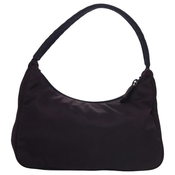 PRADA Hand Bag Nylon Purple Auth 104018 - Picture 2 of 16